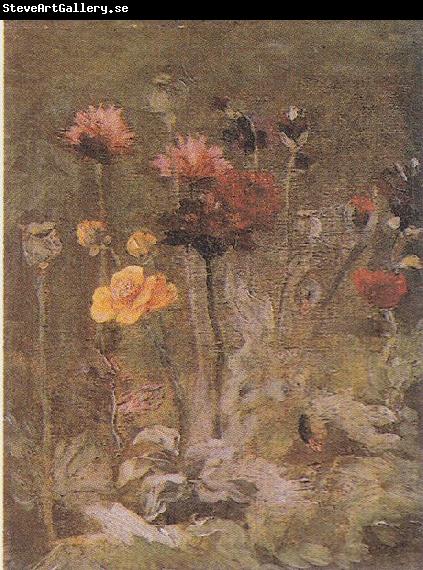 Vincent Van Gogh Still Life with Scabiosa and Ranunculus